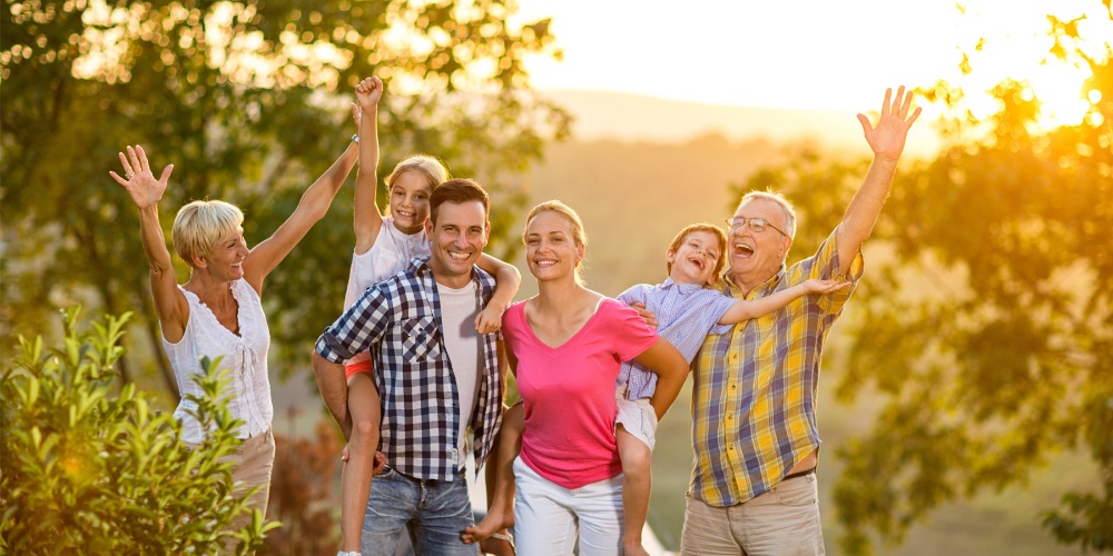 Family Celebrating
